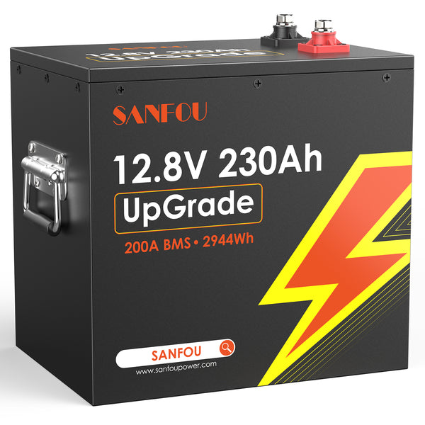 SANFOU 12.8V 230Ah UpGrade LiFePO4 Battery